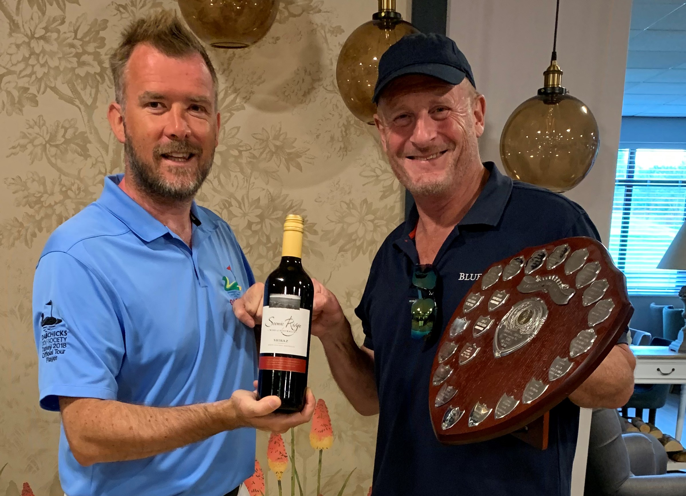 Simon Barrett, winner of Competition 1 of the Dabchick Goling Year