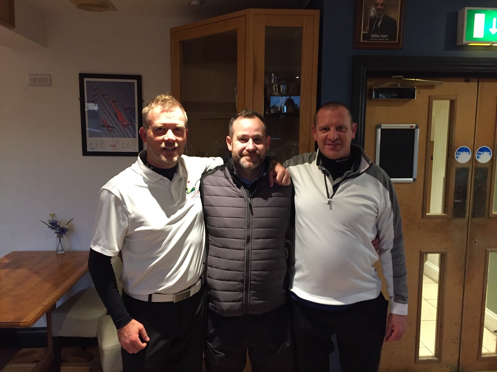 Dabchick Golf Society 2018 Winning Team - Captain, Dave & Harry
